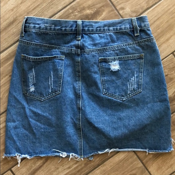 Jean high waisted skirt - Picture 5 of 6